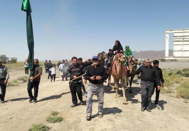 ورود نمادین کاروان امام حسین(ع) به کربلا در داورزن بازسازی شد