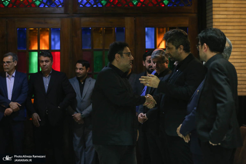 مراسم ختم مادر مهدی طباطبایی