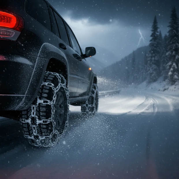 بستن زنجیر چرخ در زمستان چه کمکی به رانندگی میکند؟