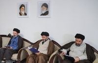 حضور فرزندان حضرت آیت‌الله خامنه‌ای در دفتر حزب‌الله لبنان به منظور ابلاغ پیام رهبر انقلاب (4)