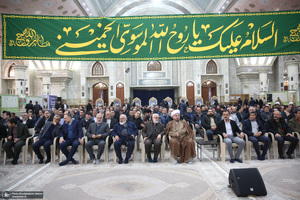 دیدار رئیس و اعضای کمیته امداد با سید حسن خمینی