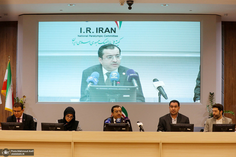 نشست خبری ماجد راشد رئیس کمیته پارالمپیک آسیا / Majid Rashed / President, Asian Paralympic Committee/ mahmoud arefi