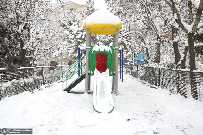 بارش برف در تهران