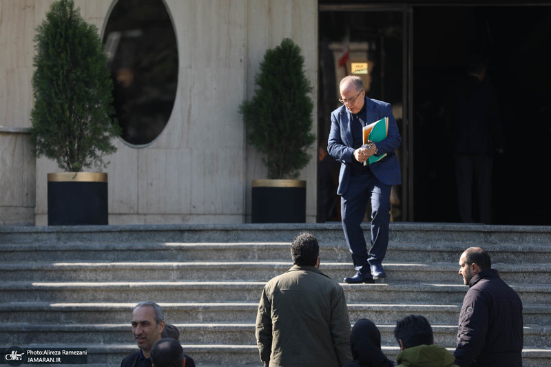 هیئت دولت در جمع خبرنگاران - شهرام دبیری