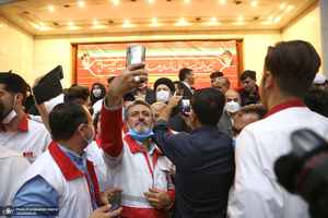 تجدید میثاق اعضا و مسئولان هلال‌احمر با آرمان‌های امام خمینی (س)