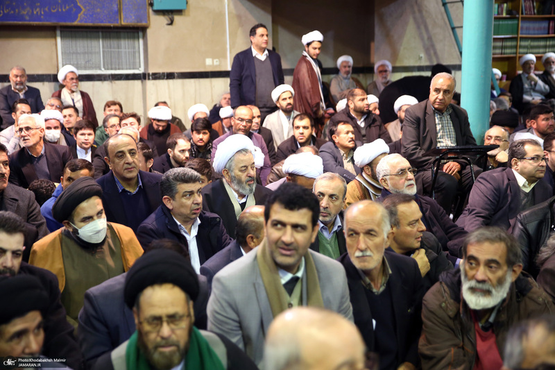 مراسم سالگرد رحلت آیت‌الله سید محمد موسوی بجنوردی در حسینیه جماران  -1
