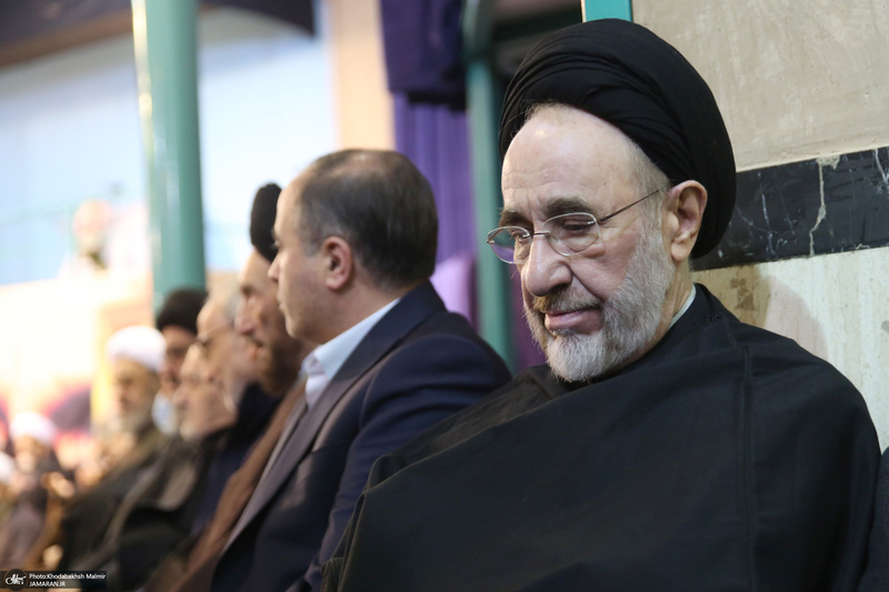 مراسم سالگرد رحلت آیت‌الله سید محمد موسوی بجنوردی در حسینیه جماران  -2