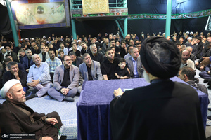 مراسم بزرگداشت همسر آیت الله موسوی بجنوردی (ره) در حسینیه شماره یک جماران-3