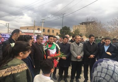 استقبال ورزش دوستان بوکانی از موتای‌کار قهرمان آسیا