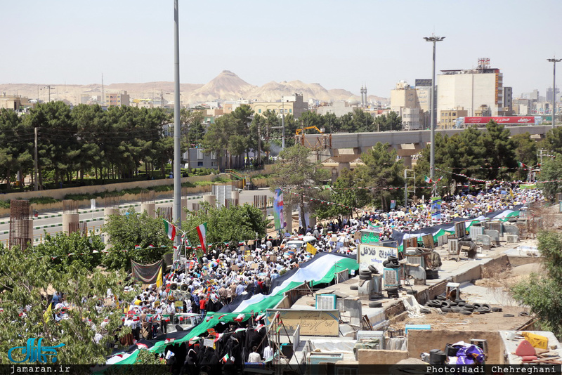 راهپیمایی باشکوه روز جهانی قدس در قم 