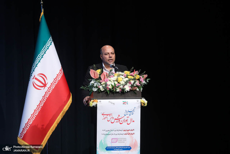 مراسم تجلیل از مدال آوران المپیک دانش آموزی