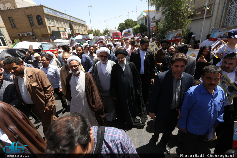 راهپیمایی باشکوه روز جهانی قدس در قم 