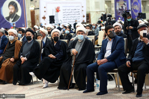 مراسم دوازدهمین سالگرد رحلت همسر گرامی امام و بیست و هفتمین سالگرد ارتحال سید احمد خمینی (ره)