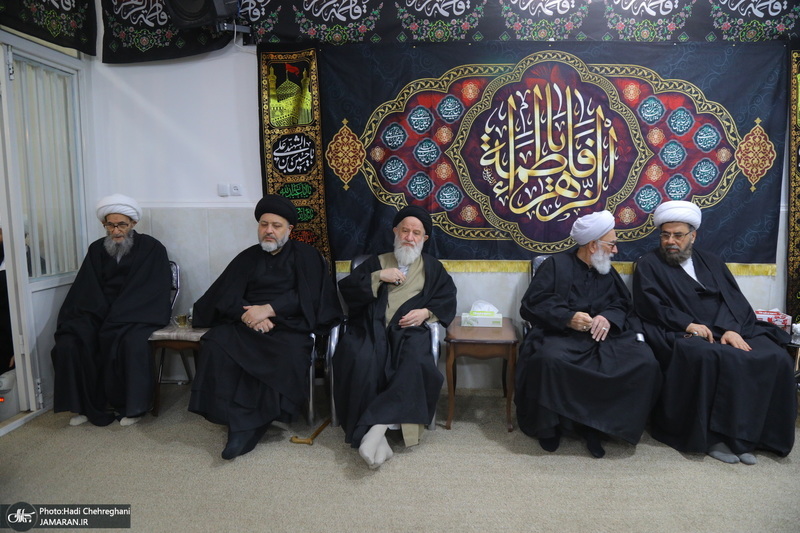 دومین شب عزاداری حضرت فاطمه (س) در بیت آیت الله دوستی زنجانی‎