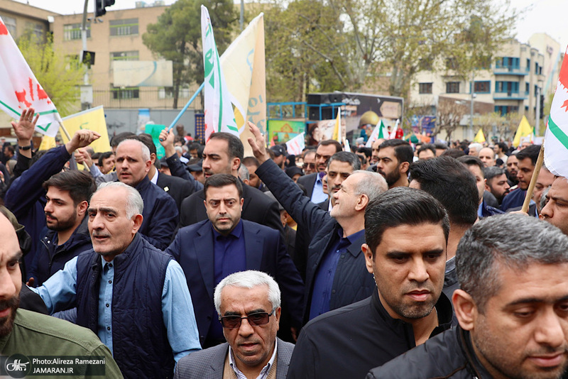 راهپمایی با شکوه روز قدس در تهران-۲