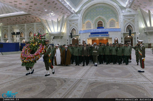 تجدید میثاق فرماندهان و کارکنان حفاظت هواپیمایی سپاه پاسداران با آرمان های حضرت امام(س)