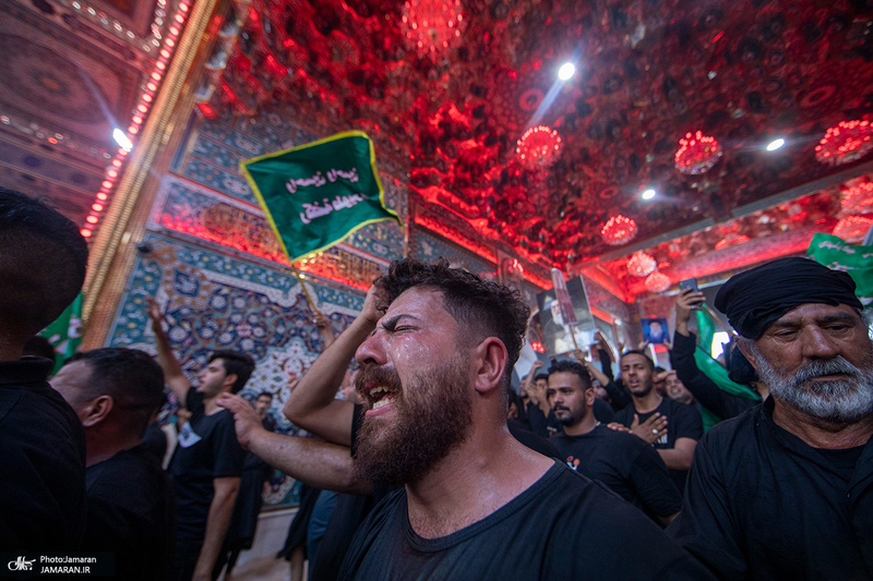 تصاویری از مراسم عزاداری عاشورا و شام غریبان در کربلای معلی