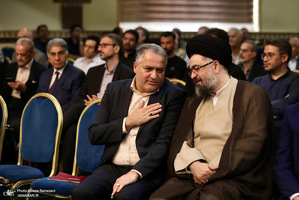 مراسم ختم پدر همسر محمد ظفرقندی