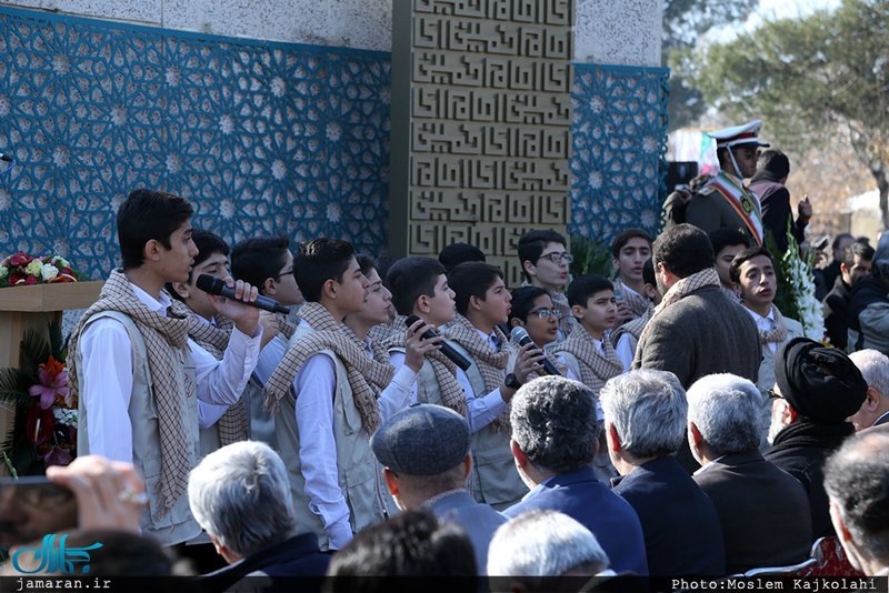 گلباران جایگاه جلوس امام در بهشت زهرا(س)