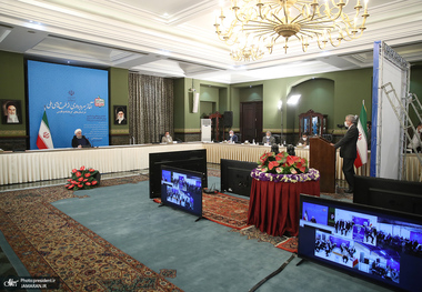 مراسم بهره برداری از طرح های ملی وزارت نیرو استان های کرمانشاه و فارس