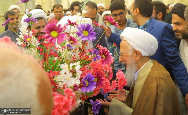 تقدیر از آیت الله العظمی جوادی آملی به‌مناسبت روز معلم‎