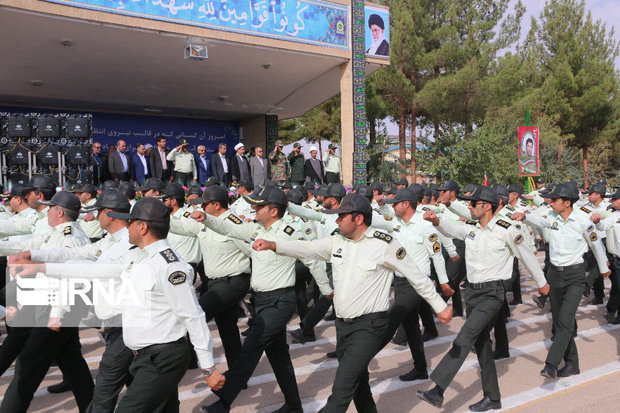 صبحگاه مشترک نیروی انتظامی در کهگیلویه برگزار شد