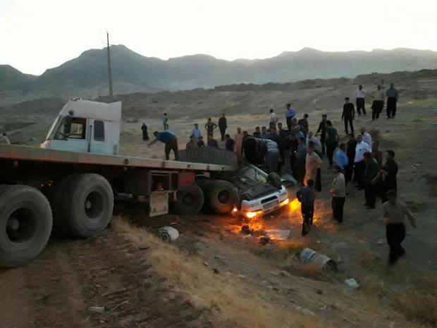 تصادف رانندگی در جاده سرپل ذهاب به گیلانغرب یک کشته بر جا گذاشت