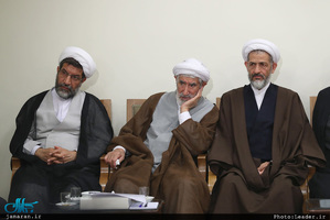 دیدار اعضای ستاد نکوداشت علامه محمدتقی جعفری با رهبر معظم انقلاب 