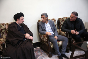 دیدار مدیرعامل و بازیکنان باشگاه فرهنگی ورزشی پیکان با سید حسن خمینی