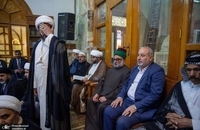 حضور هزاران نفر در مراسم تشییع پیکر همسر آیت الله العظمی سیستانی (3)