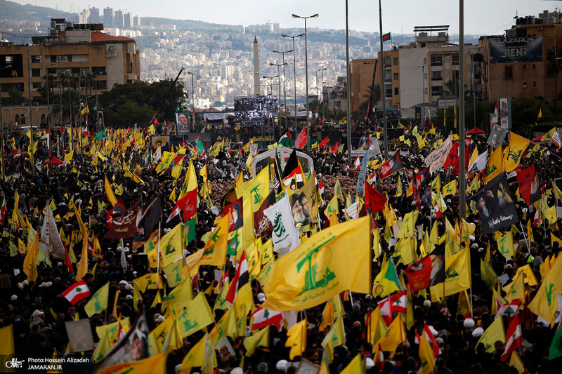 تصاویر اختصاصی جماران از مراسم تشییع شهیدان سید حسن نصرالله و سید هاشم صفی الدین -1