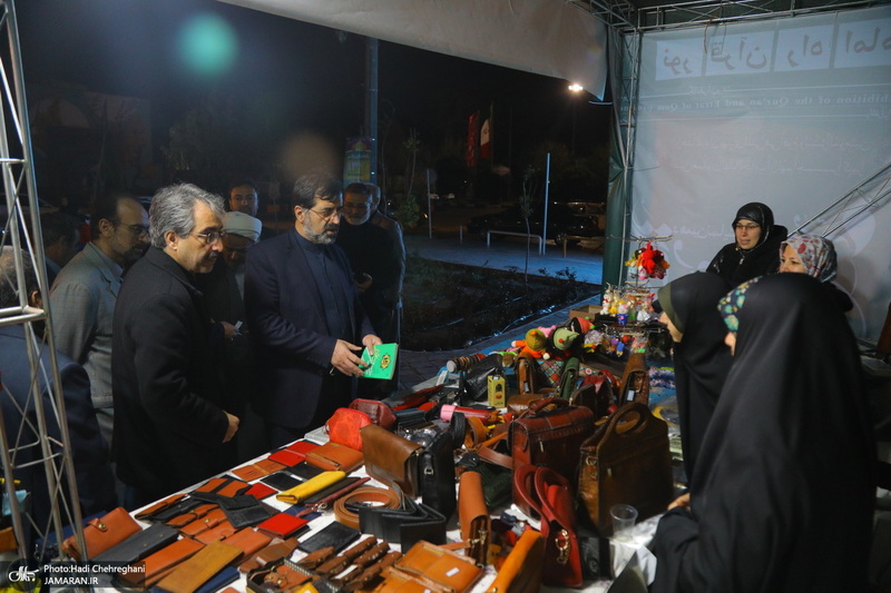 مراسم افتتاح دهمین نمایشگاه قرآن و عترت استان قم در مجتمع فرهنگی یادگار امام‎