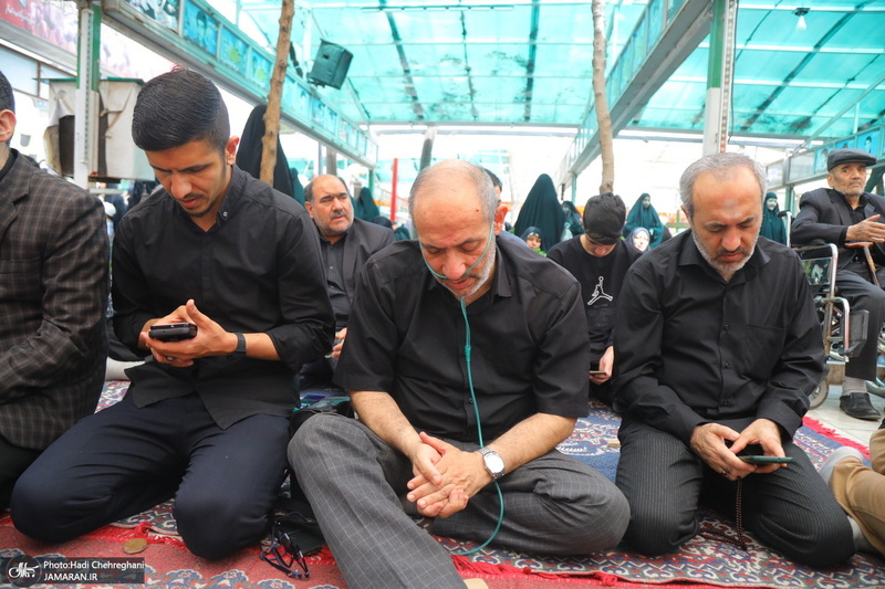 مراسم تحویل سال نو در گلزار شهدای قم‎