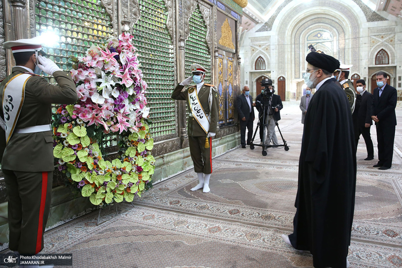 تجدید میثاق رئیس قوه قضاییه و مسئولان قضایی با آرمان‌های امام خمینی(س)