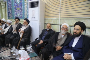 مراسم ختم مادر همسر آیت الله محمدجواد فاضل لنکرانی