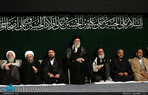 آخرین شب مراسم عزاداری حضرت اباعبدالله الحسین(ع) با حضور رهبر معظم انقلاب