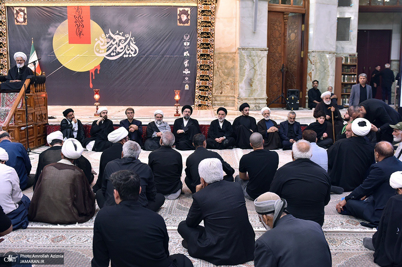 چهارمین شب عزاداری حضرت اباعبدالله الحسین (ع) در حرم امام خمینی