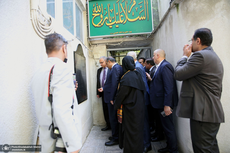 بازدید وزیر فرهنگ و گردشگری عراق از بیت امام خمینی در جماران‎‎