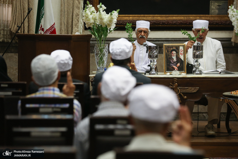 مراسم بزرگداشت امام خمینی(س) در آدریان زرتشتیان