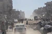 بازگشت فلسطینی‌ها به خانه‌های خود در شمال غزه (4)