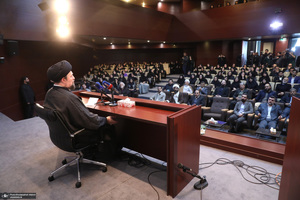 دیدار مدیران فرهنگی، دست‌اندرکاران هفته کتاب، کتابداران با سیدحسن خمینی