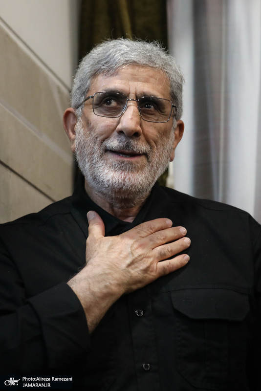 مراسم چهلمین روز شهادت سپهبد حسین سلامی