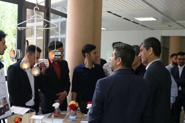 نمایشگاه ایده های بازیافت در دانشگاه ارومیه برپا شد