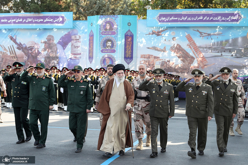 مراسم مشترک دانش‌آموختگی دانشجویان دانشگاه‌های افسری با حضور فرمانده کل قوا