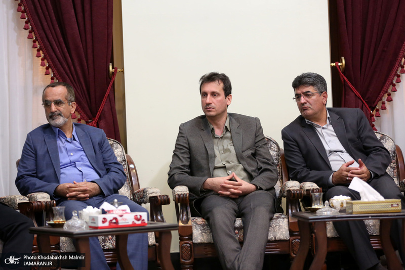 دیدار جمعی از اعضای هیات علمی دانشگاه مازندران‎ با سید حسن خمینی