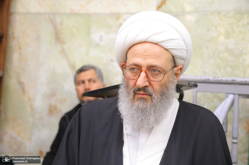 مراسم بزرگداشت شهیدان «علی رازینی» و «محمد مقیسه» در مسجد اعظم قم‎