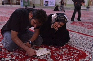 مراسم دعای کمیل در حرم مطهر امام خمینی