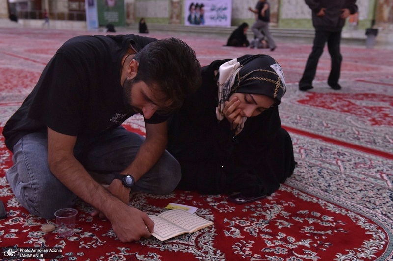 مراسم دعای کمیل در حرم مطهر امام خمینی