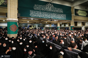 آخرین شب مراسم عزاداری حضرت فاطمه‌زهرا (س) در حسینیه امام خمینی