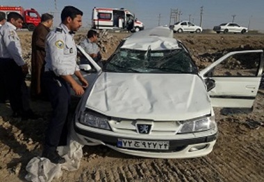 سوانح رانندگی در گناباد چهار مصدوم داشت